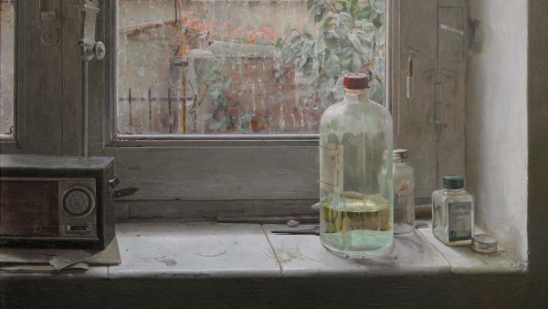 Isabel Quintanilla. Window with Rain, 1970