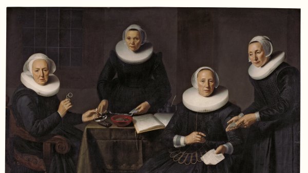 The Governesses and Wardresses of the Spinhuis, Dirck Santvoort