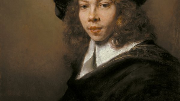 Portrait of a Young Man in a Black Beret, Rembrandt