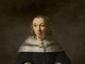 Portrait of a Woman, probably Maria van Sinnick, Rembrandt