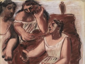 Pablo Picasso. Tres mujeres en la fuente, 1921