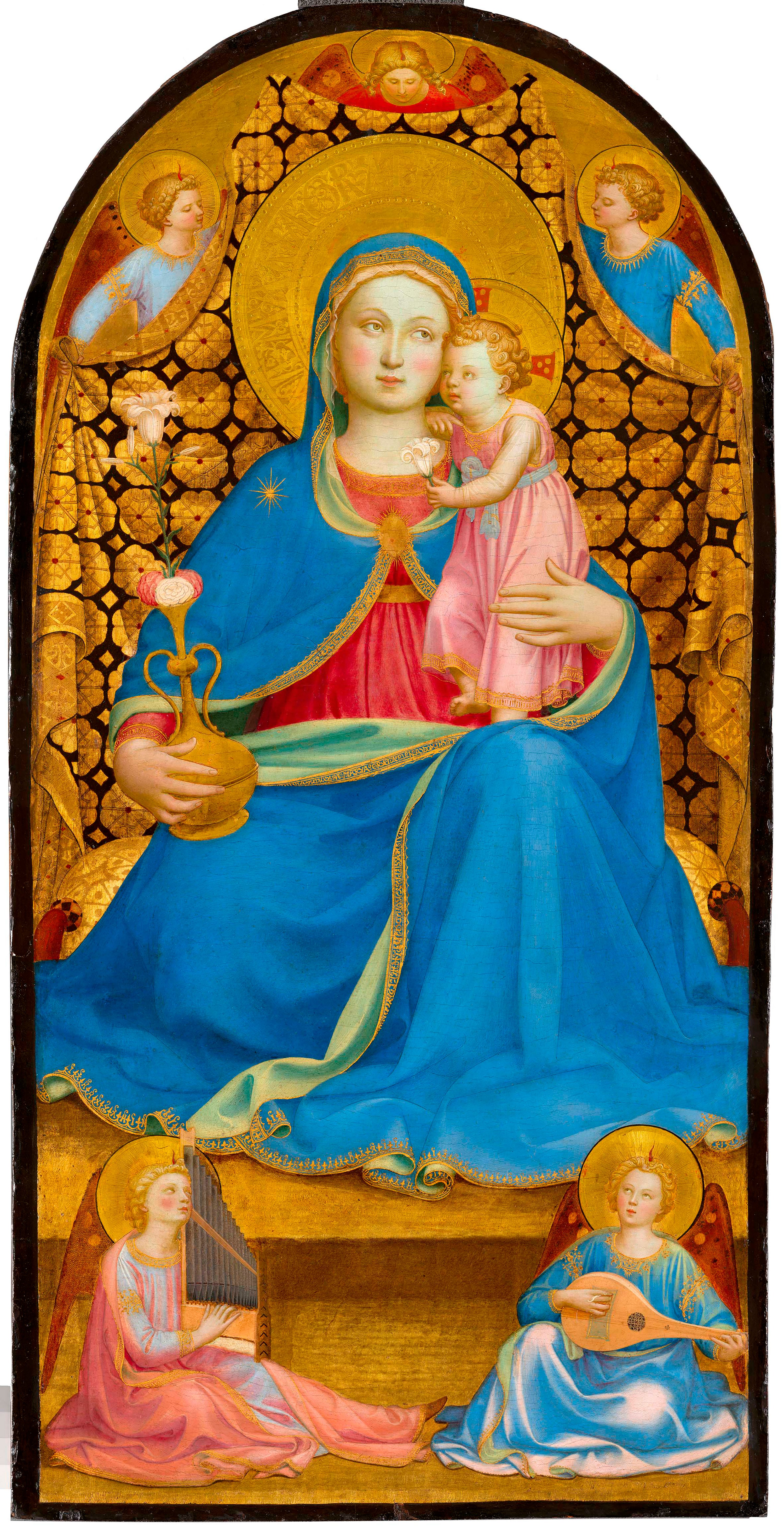 La Virgen de la Humildad. Fra Angelico (Fra Giovanni da Fiesole)