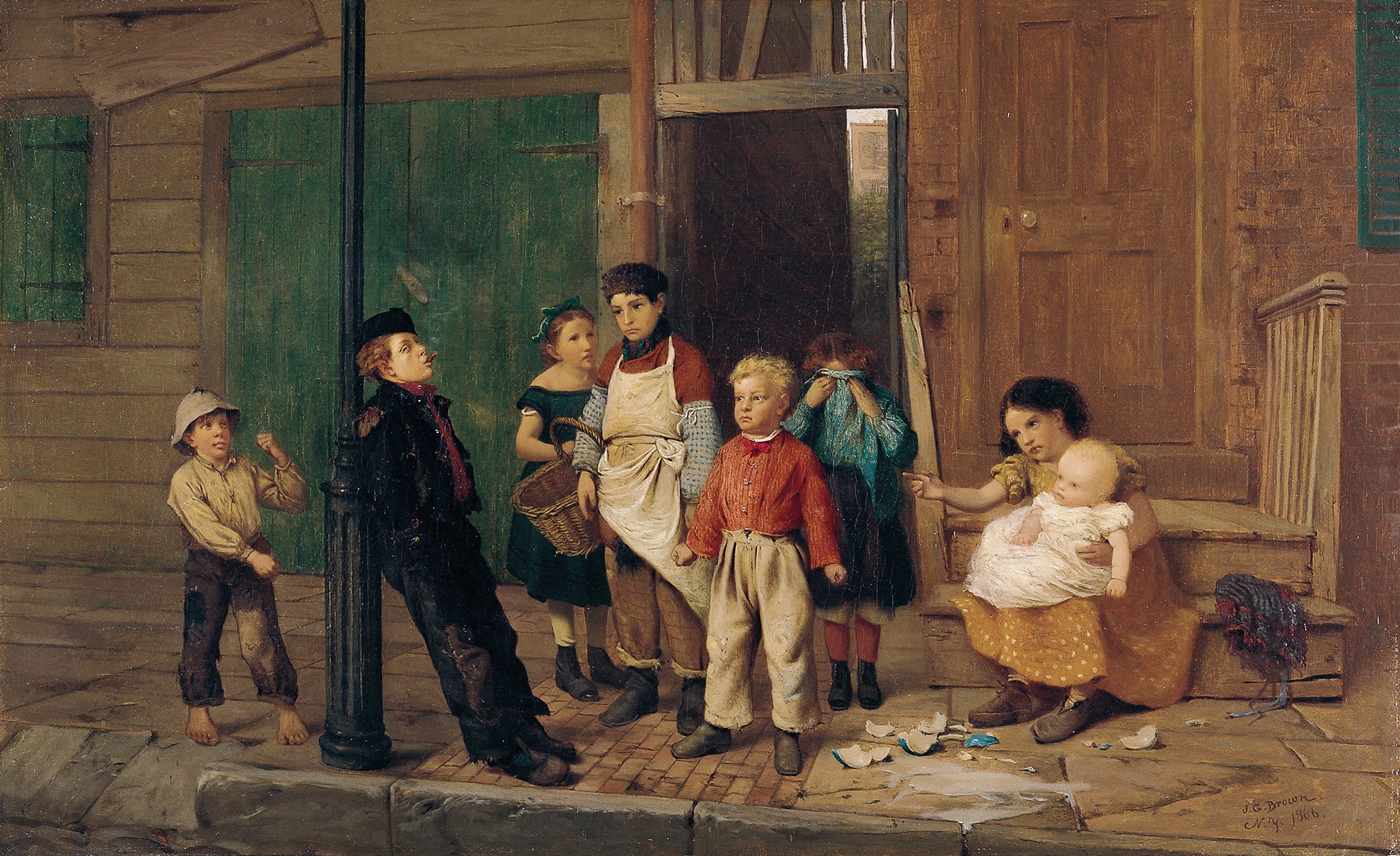 The Bully of the Neighbourhood. El matón del vecindario, 1866