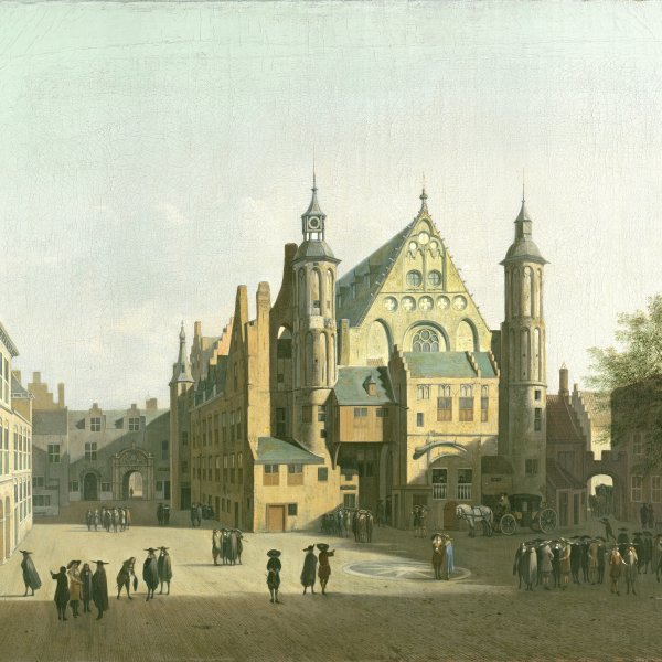 Vista de Binnenhof, La Haya