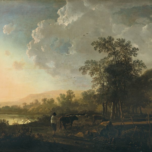 Landscape with a Sunset