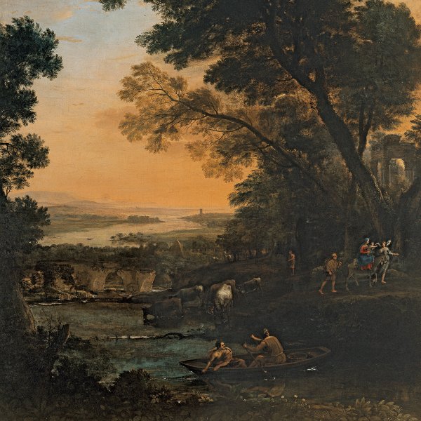 Pastoral Landscape with the Flight into Egypt