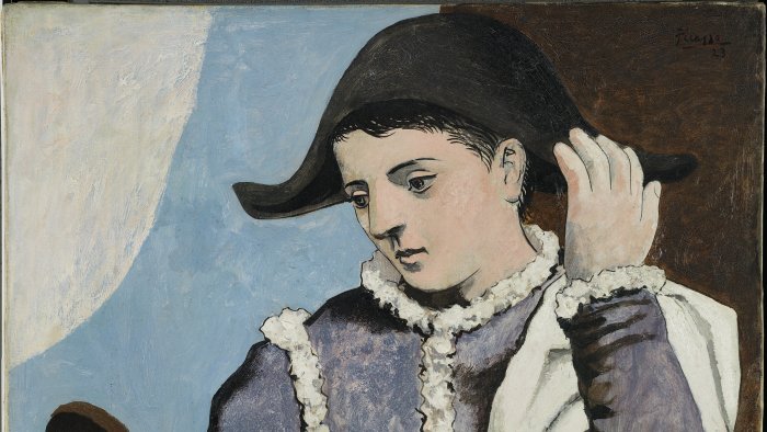 Harlequin with a Mirror