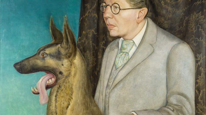 Hugo Erfurth con perro