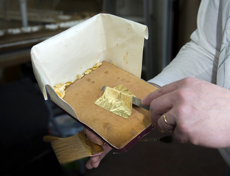 Gilding technique process