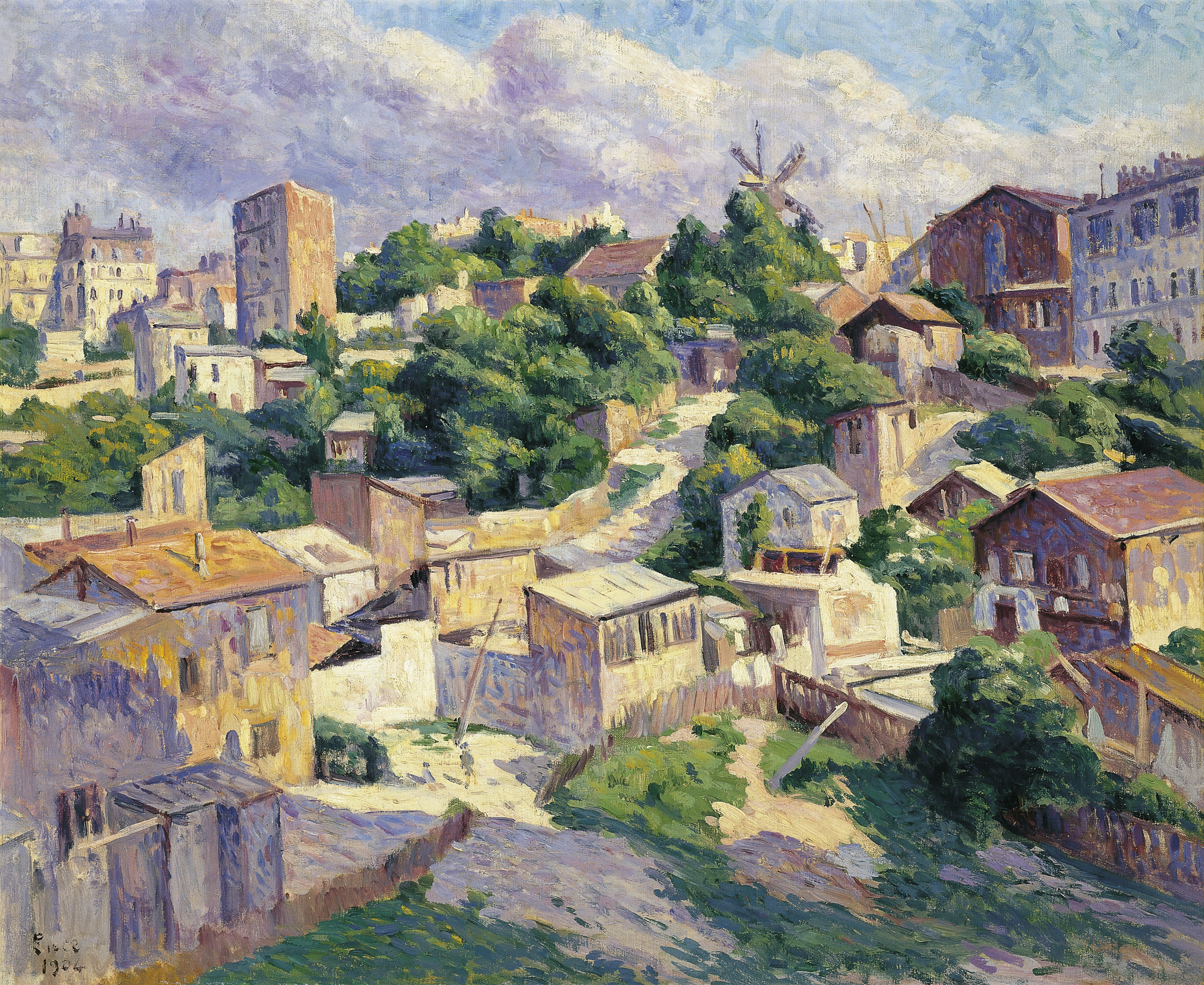 Thicket, Montmartre - Luce, Maximilien. Museo Nacional Thyssen