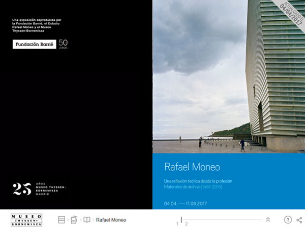 Revista digital Rafael Moneo. Una reflexión teórica desde la profesión. Materiales de archivo (1961-2016)