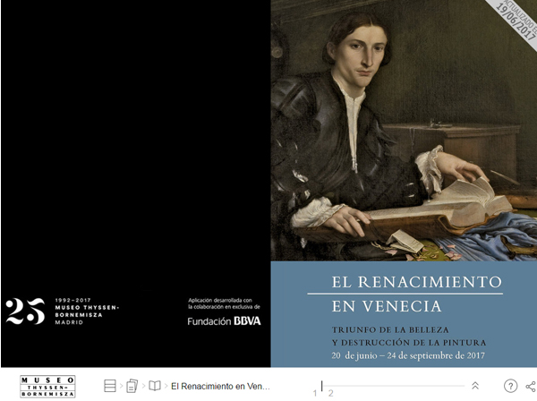 Revista digital El Renacimiento en Venecia. Triunfo de la belleza y destrucción de la Pintura. Museo Thyssen-Bornemisza