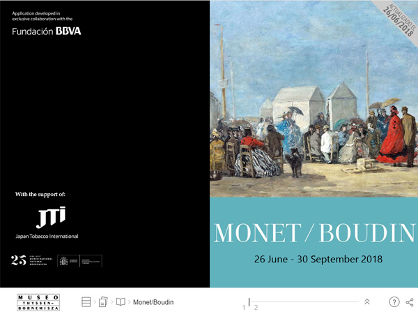 Interactive publication Monet/Boudin. Museo Nacional Thyssen-Bornemisza