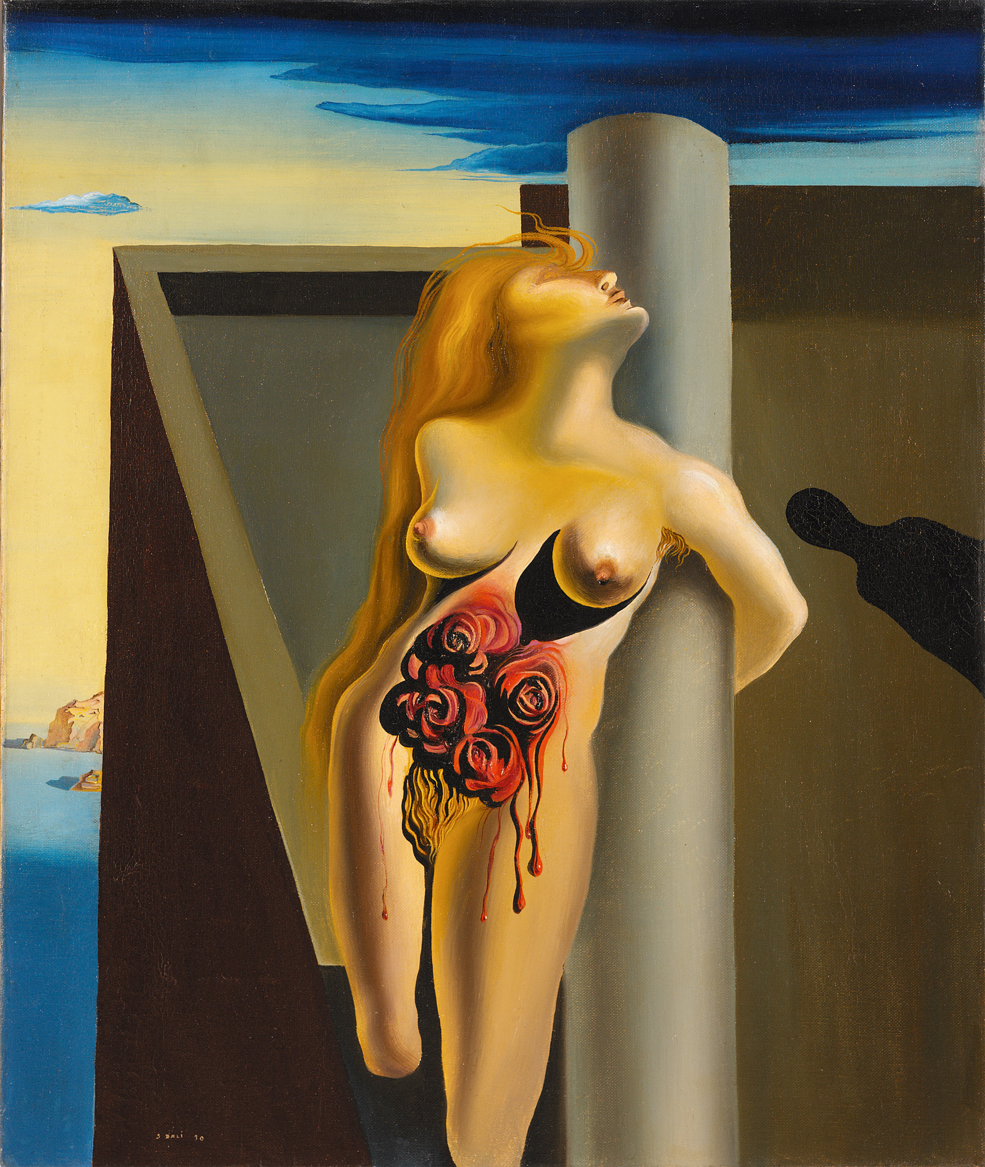 Salvador Dalí, Les roses sanglantes. Dalí and Surrealism in the ABANCA Art Collection. Museo Nacional Thyssen-Bornemisza