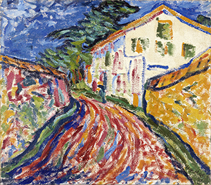 Erich Heckel. Casa en Dangast (La casa blanca), 1908