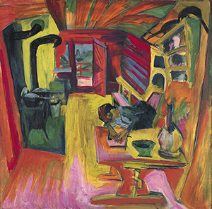 Ernst Ludwig Kirchner. Cocina alpina, 1918 