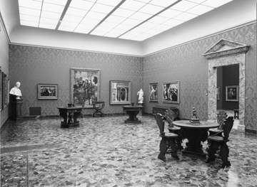 Galería de pintura de Villa Favorita. Interior