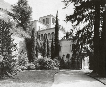 Villa Favorita, Castagnola-Lugano, hacia 1937. Foto: Christian Schiefer