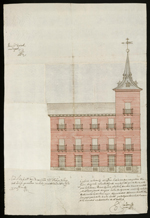 Juan Gómez de Mora: Proyecto para la casa de doña Juana Espínola, 7 de septiembre de 1633. Archivo de Villa, Ayuntamiento, Madrid