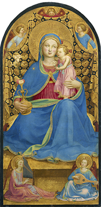 Fra Angelico, La Virgen de la Humildad