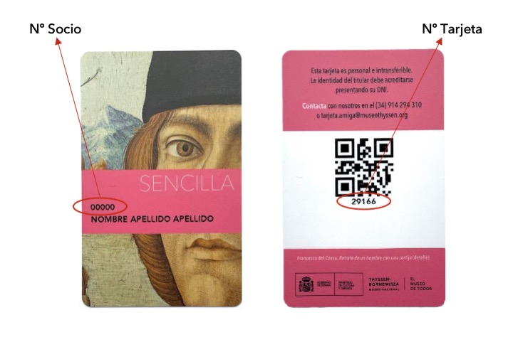 Tarjeta Amigos del museo