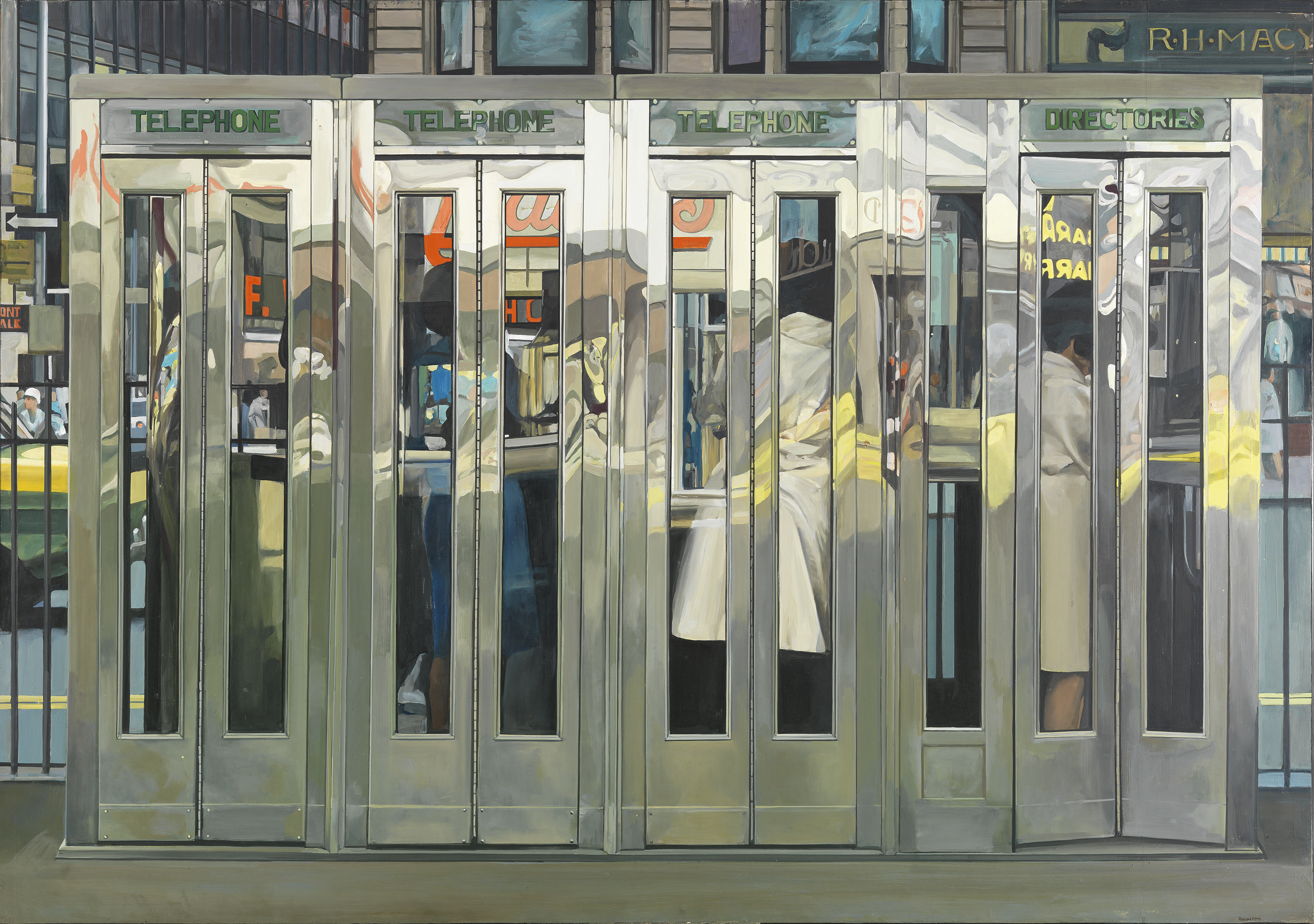 Telephone Booths - Estes, Richard. Museo Nacional Thyssen-Bornemisza