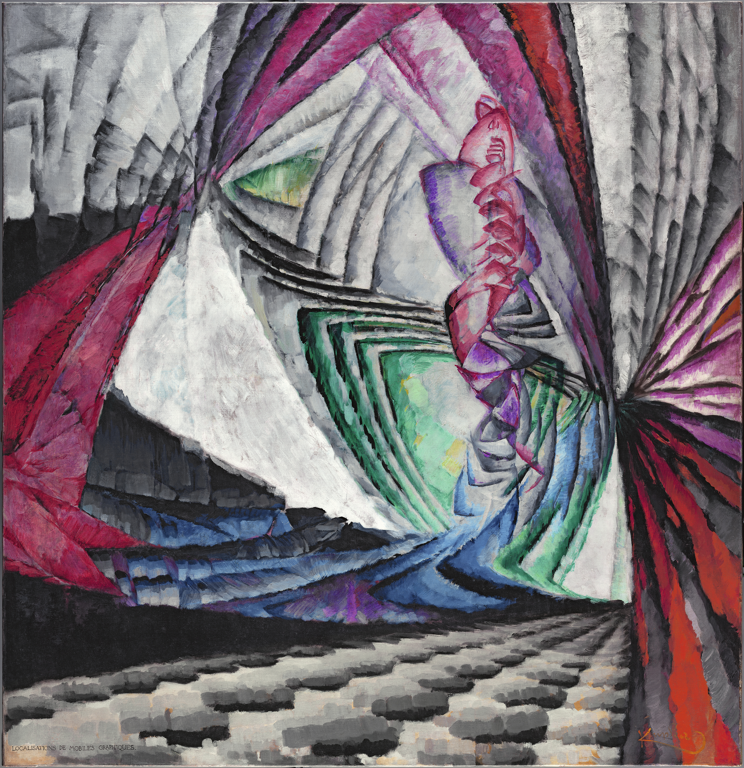 Localization of Graphic Mobiles I - Kupka, František. Museo 