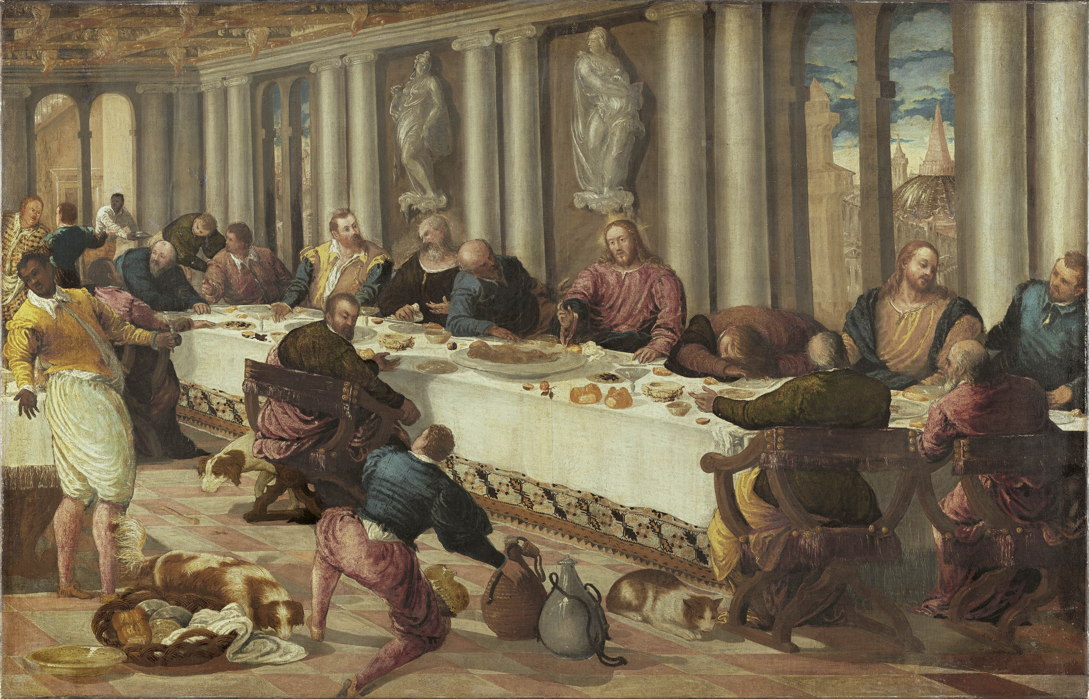 The Last Supper - Anonymous Venetian artist active ca. 1570. Museo 
