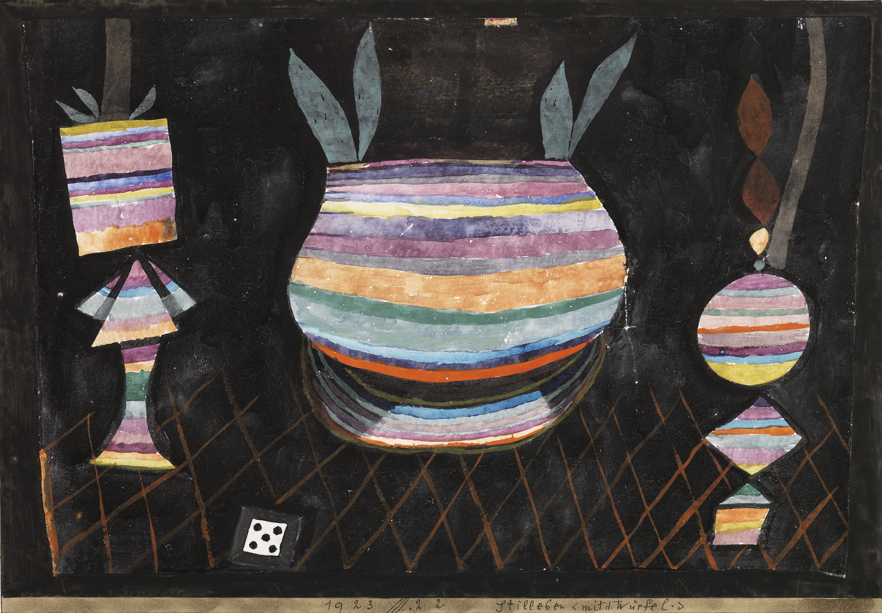 Still Life with Dice, 1923, 22 - Klee, Paul. Museo Nacional