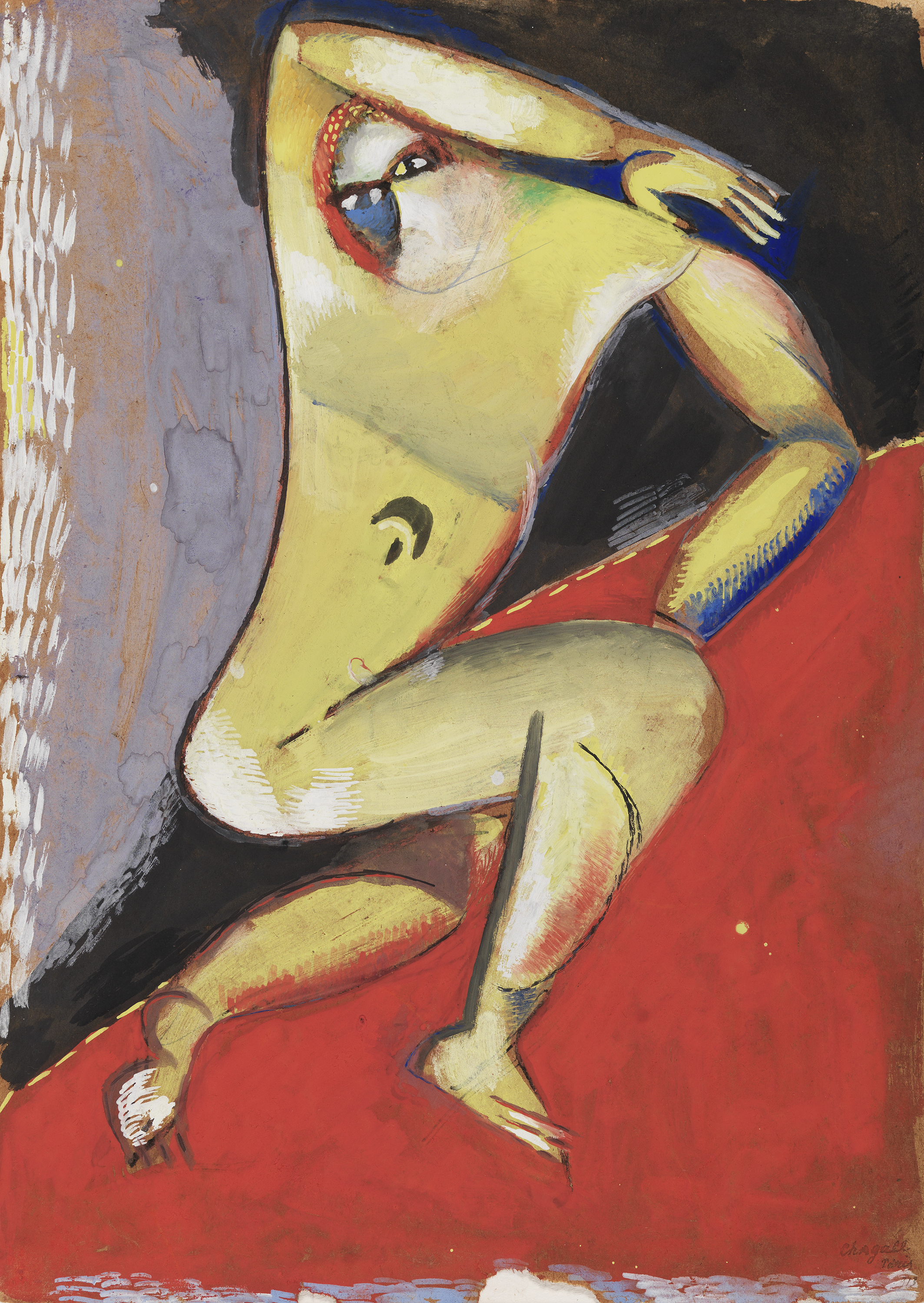 Desnudo - Chagall, Marc. Museo Nacional Thyssen-Bornemisza