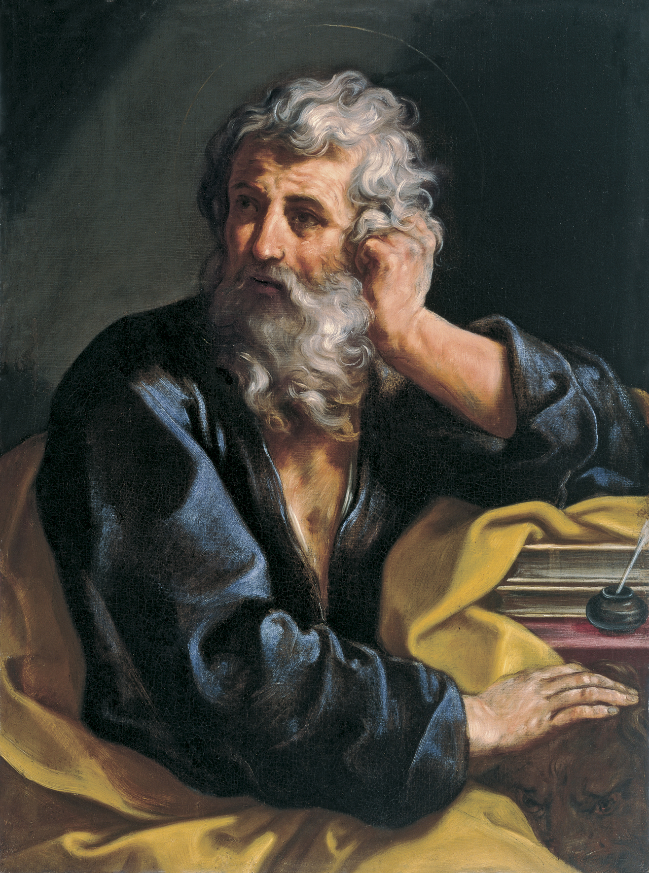 Saint Mark the Evangelist - Maratta, Carlo. Museo Nacional Thyssen