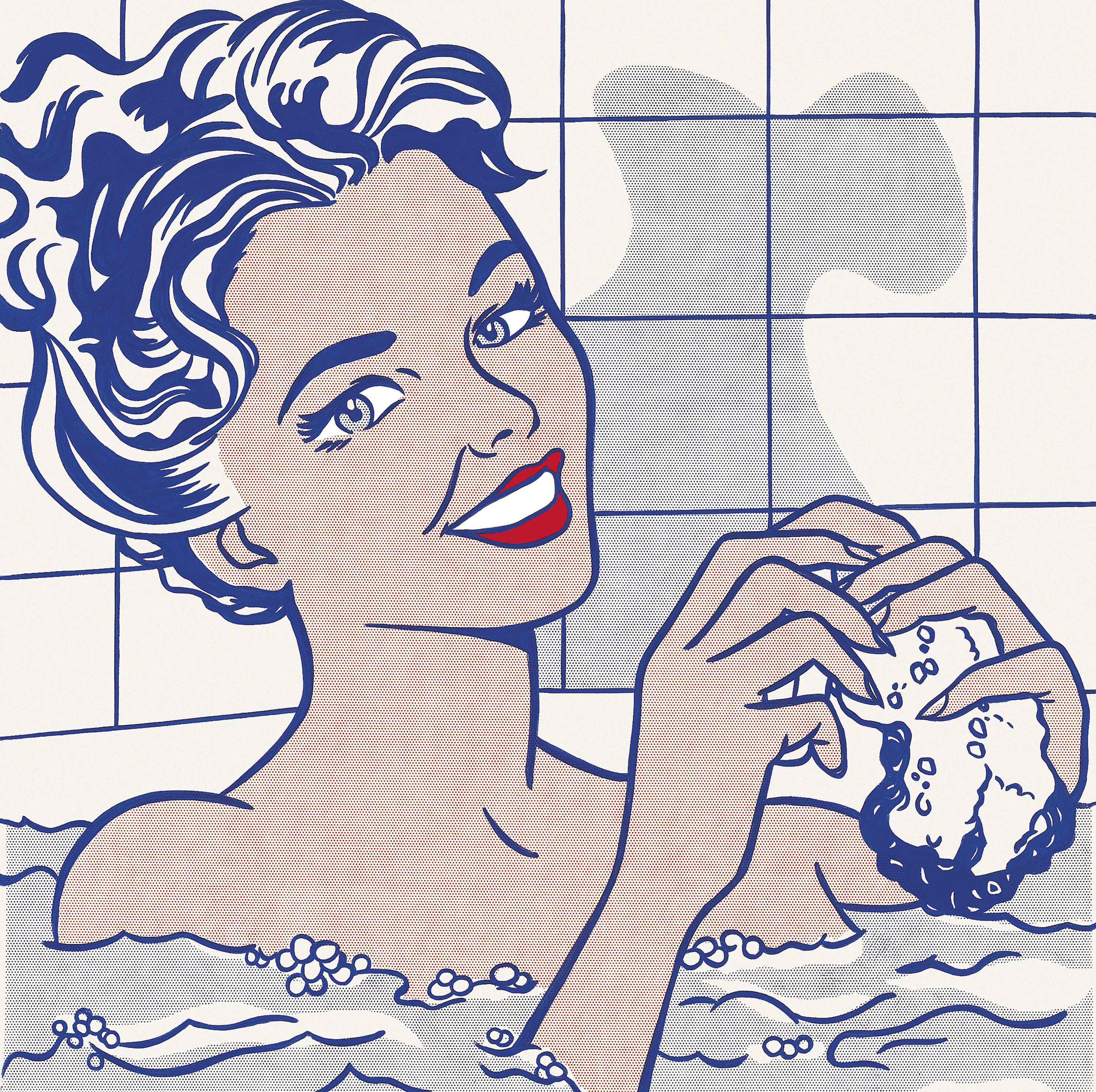 Woman in Bath - Lichtenstein, Roy. Museo Nacional Thyssen-Bornemisza