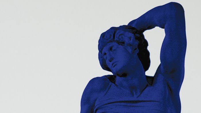 Esclavo agonizante (según Miguel Ángel). Yves Klein