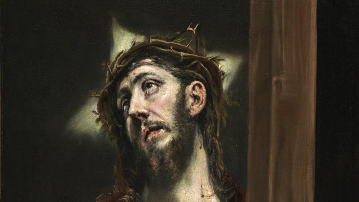 El Greco: Christ with the Cross, ca. 1587‐1596. Technical study.