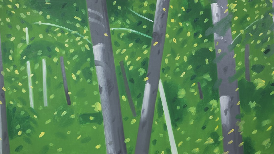 Alex  Katz. Bosques, 1991