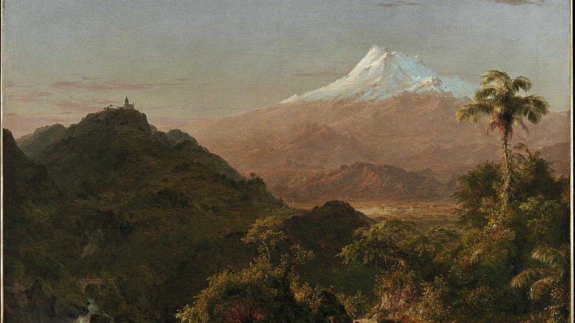 Paisaje sudamericano. Frederic Edwin Church