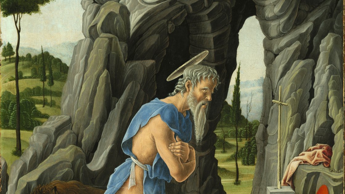 San Jerónimo en el desierto. Marco (Marco di Ruggero) Zoppo