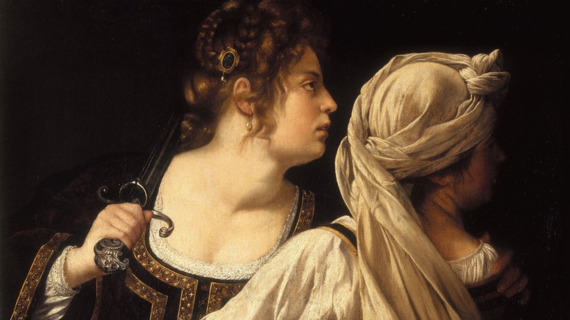 Artemisia Gentileschi. Judit y su criada