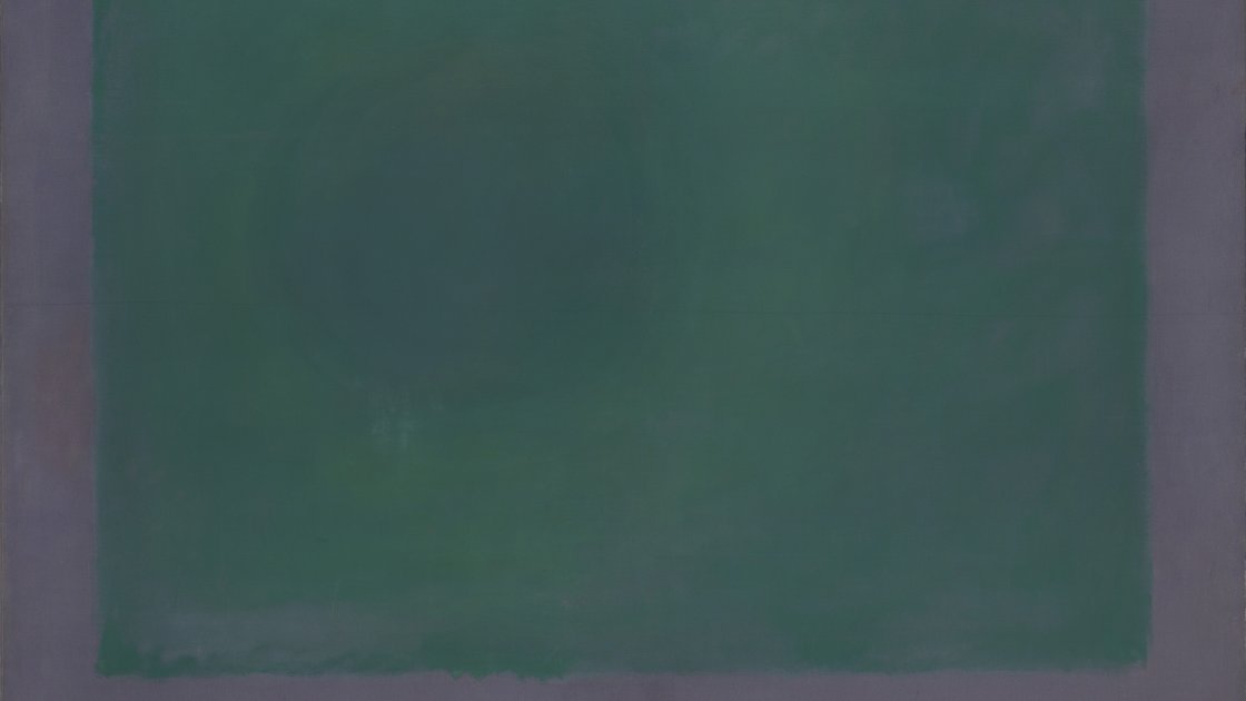 Sin título (Verde sobre morado). Mark Rothko