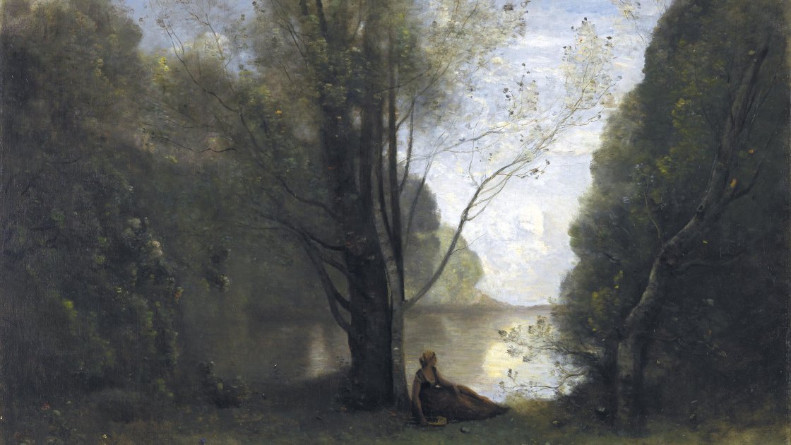 La Soledad. Recuerdo de Vigen, Limusín. Jean-Baptiste-Camille Corot