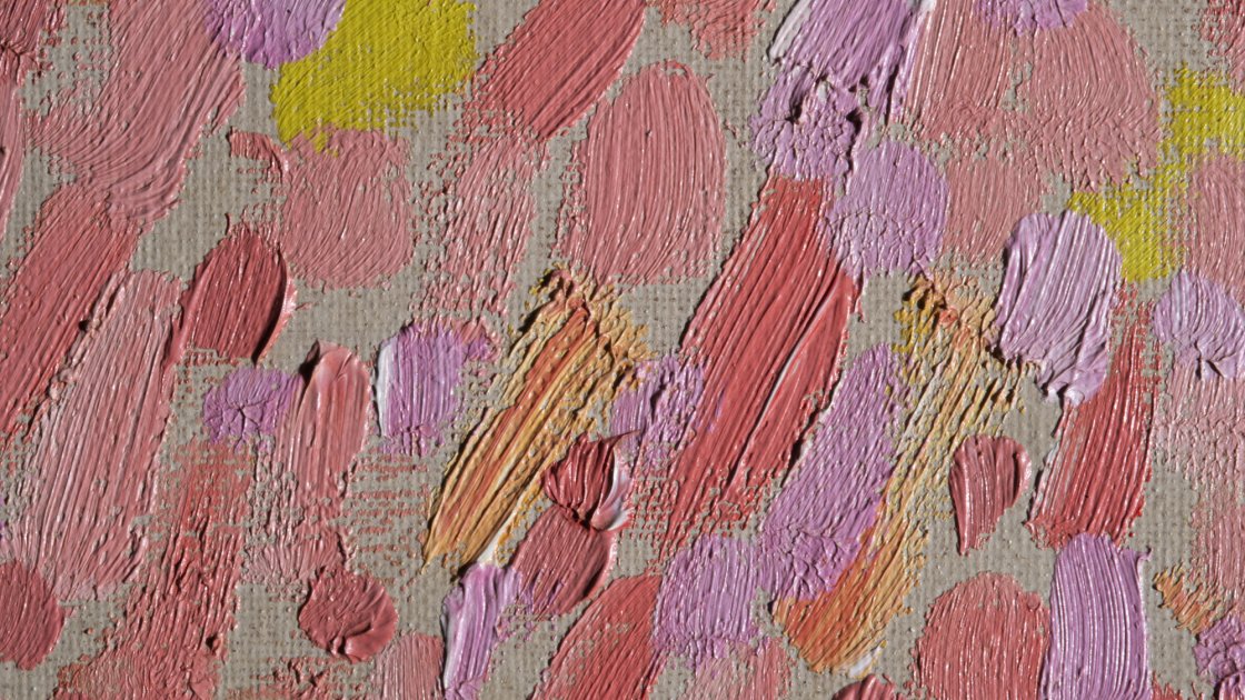 Detalle de los pigmentos que componen la paleta de color de la obra "El puente de Waterloo" de André Derain