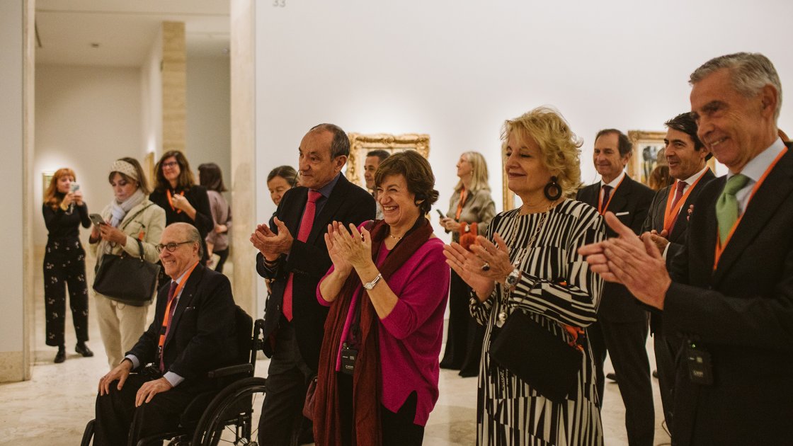 Amigos del museo durante la Recepción Anual celebrada en 2022