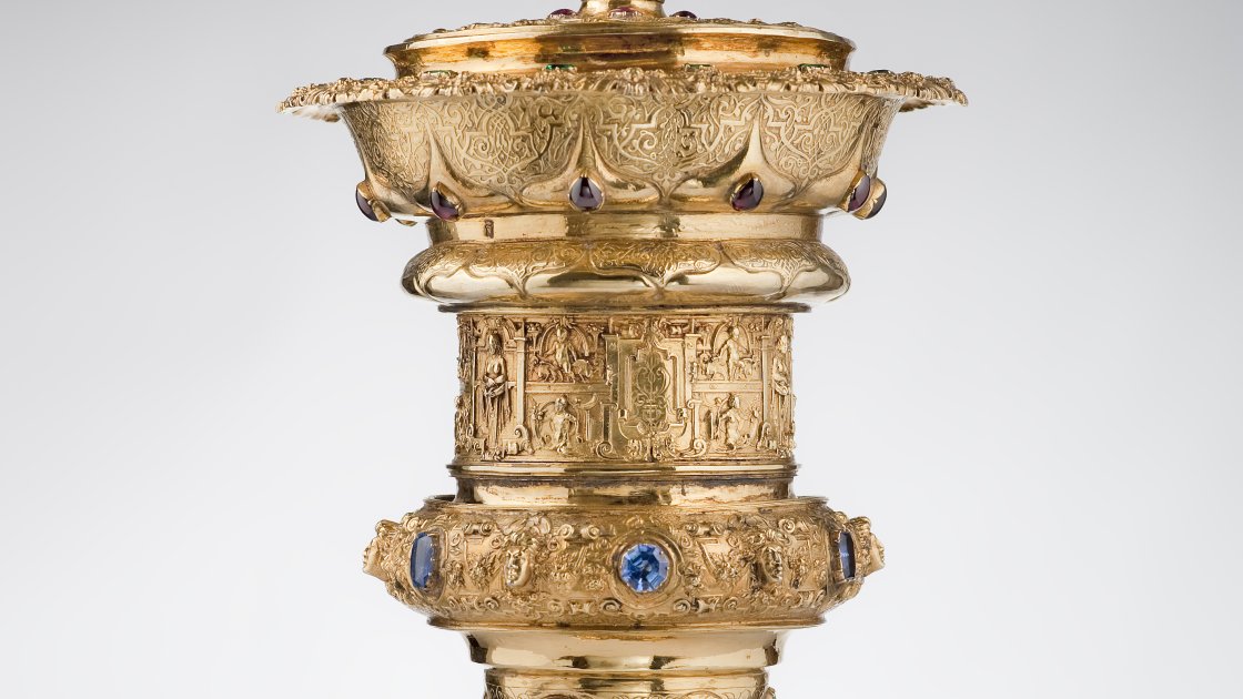 Veit Moringer. Copa con tapa, hacia 1560