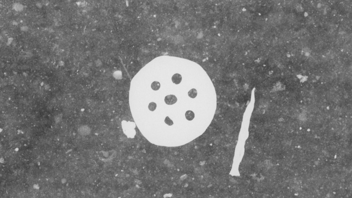 Detalle de la radiografía de la obra de Degas, “En la sombrerería”