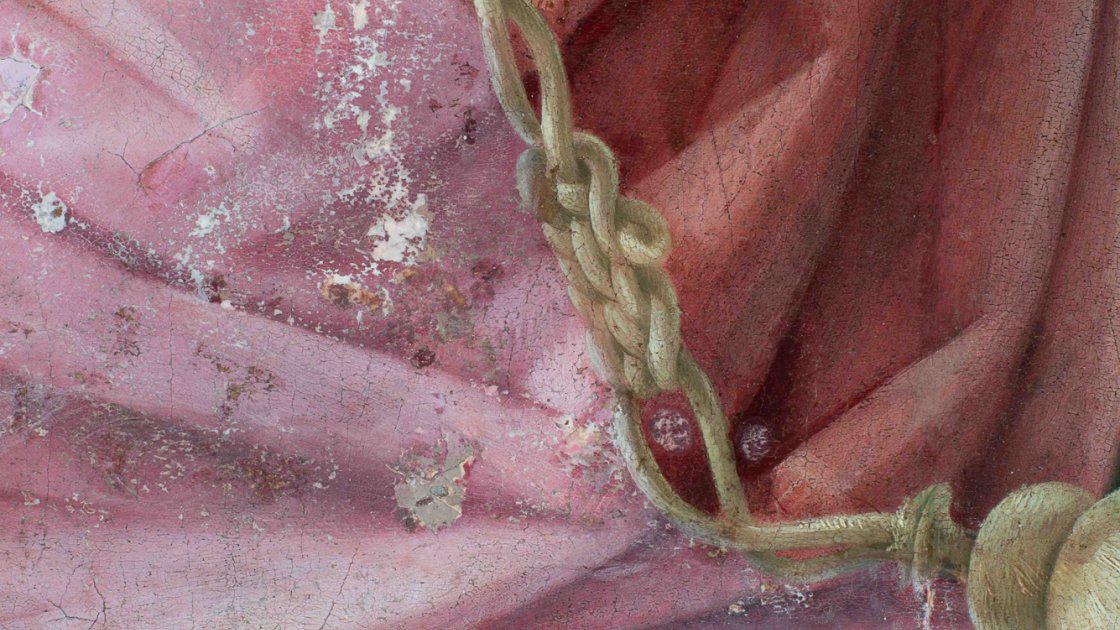 Proceso de restauración de la obra de Pier Francesco Foschi “Retrato de una dama”