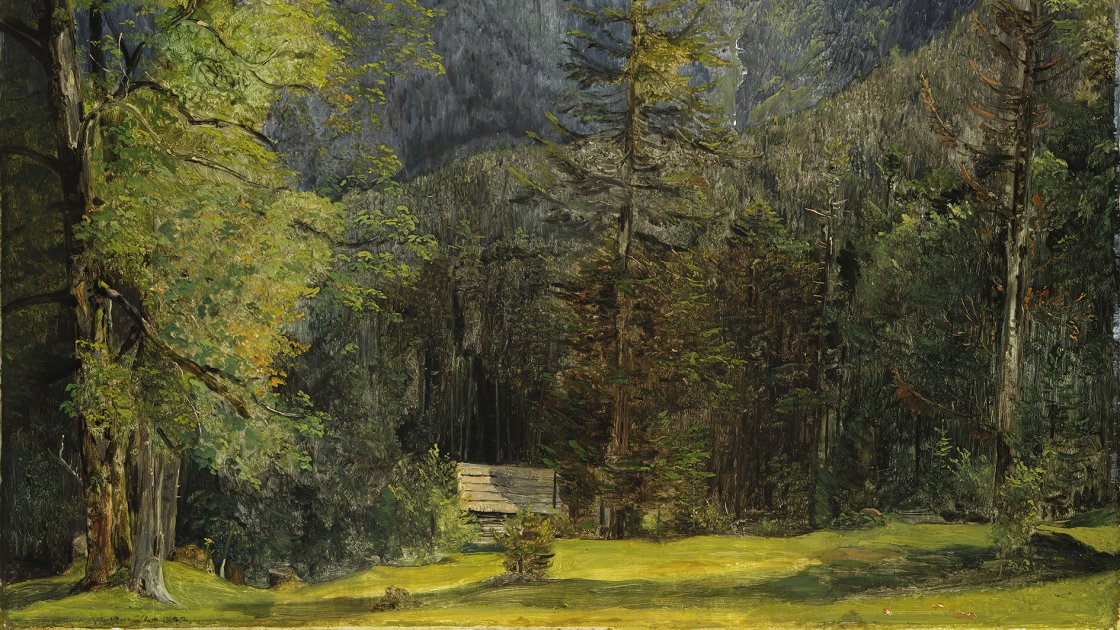 El Schönberg visto desde Hoisernradalpe. Ferdinand Georg Waldmüller