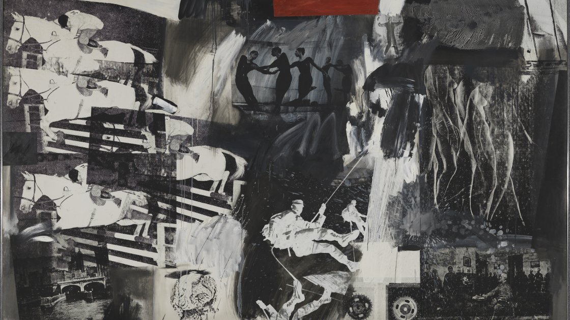 Imagen de la obra “Express” de Robert Rauschenberg