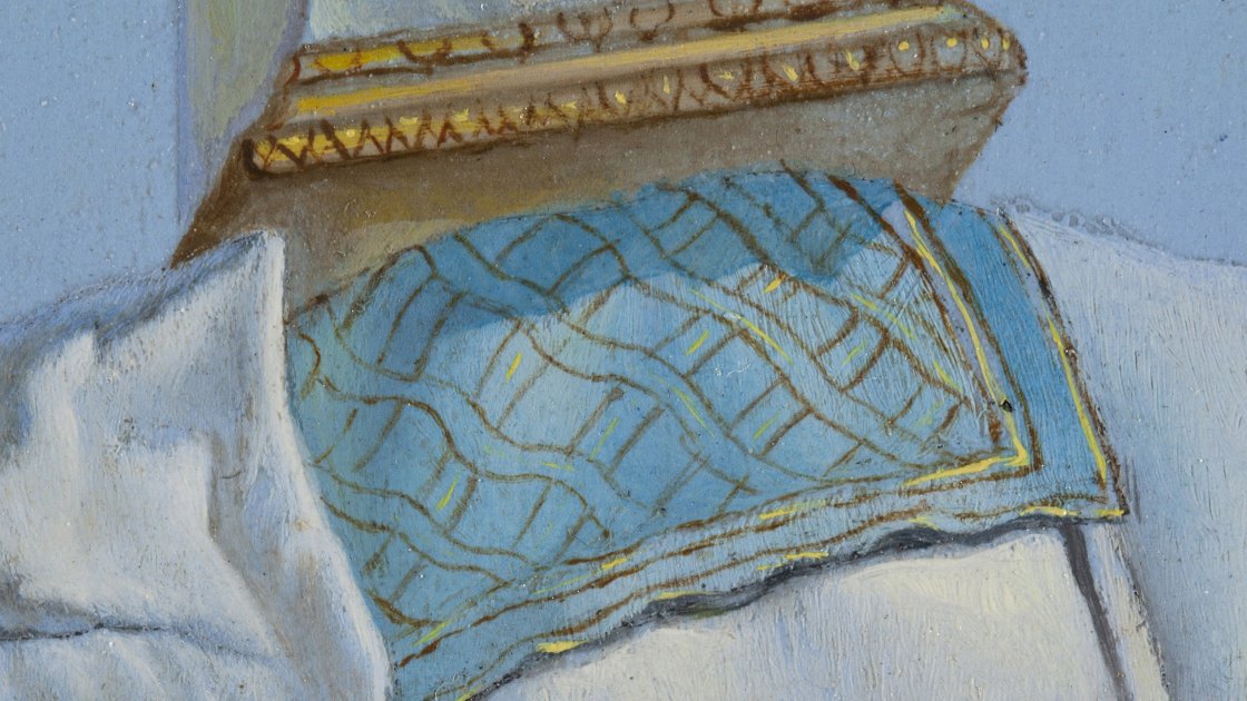 Detalle de la obra de Dalí “Un segundo antes del despertar de un sueño provocado por el vuelo de una abeja alrededor de una granada”