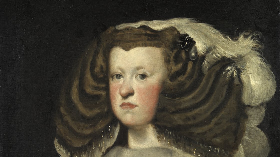 Retrato de doña Mariana de Austria, reina de España. Velázquez (Diego Rodríguez de Silva y Velázquez)