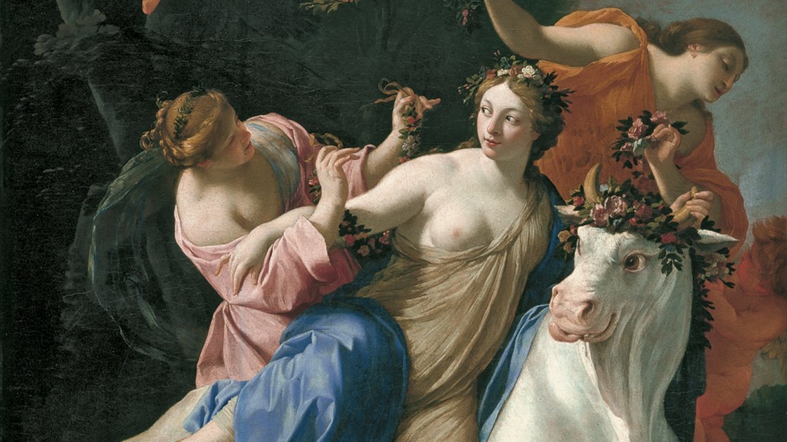 El rapto de Europa. Simon Vouet